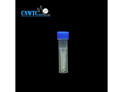 Medical Disposable Plastic Free Standing 0.5ml Cryotube with Gasket