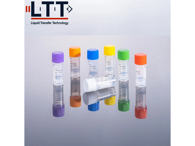 Plastic Cryogenic Cryovail Cryo 0.5ml 1.25ml Tube Freezing Tube Cryotube with Screw Cap with 2D Barcode
