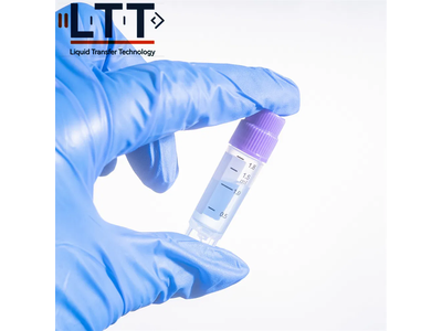 Plastic Cryogenic Cryovail Cryo 0.5ml 1.25ml Tube Freezing Tube Cryotube with Screw Cap with 2D Barcode